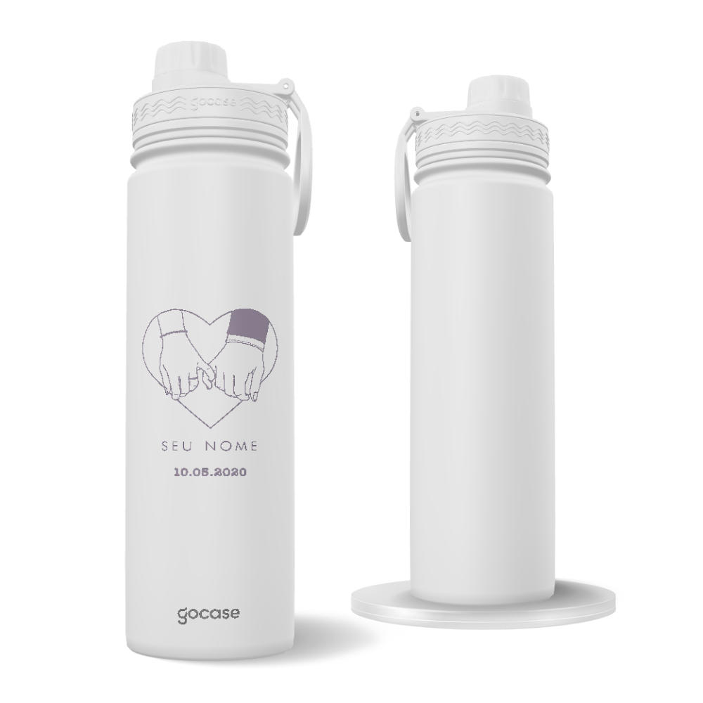Garrafa Térmica Fresh + Ebook - Promessa de Mindinho de Amor