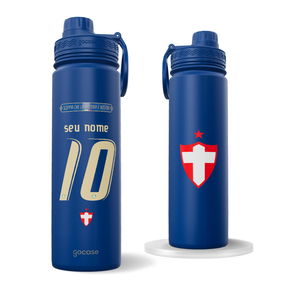 Garrafa Térmica Fresh + Ebook - Palmeiras - Uniforme 3 2026 Personalizado