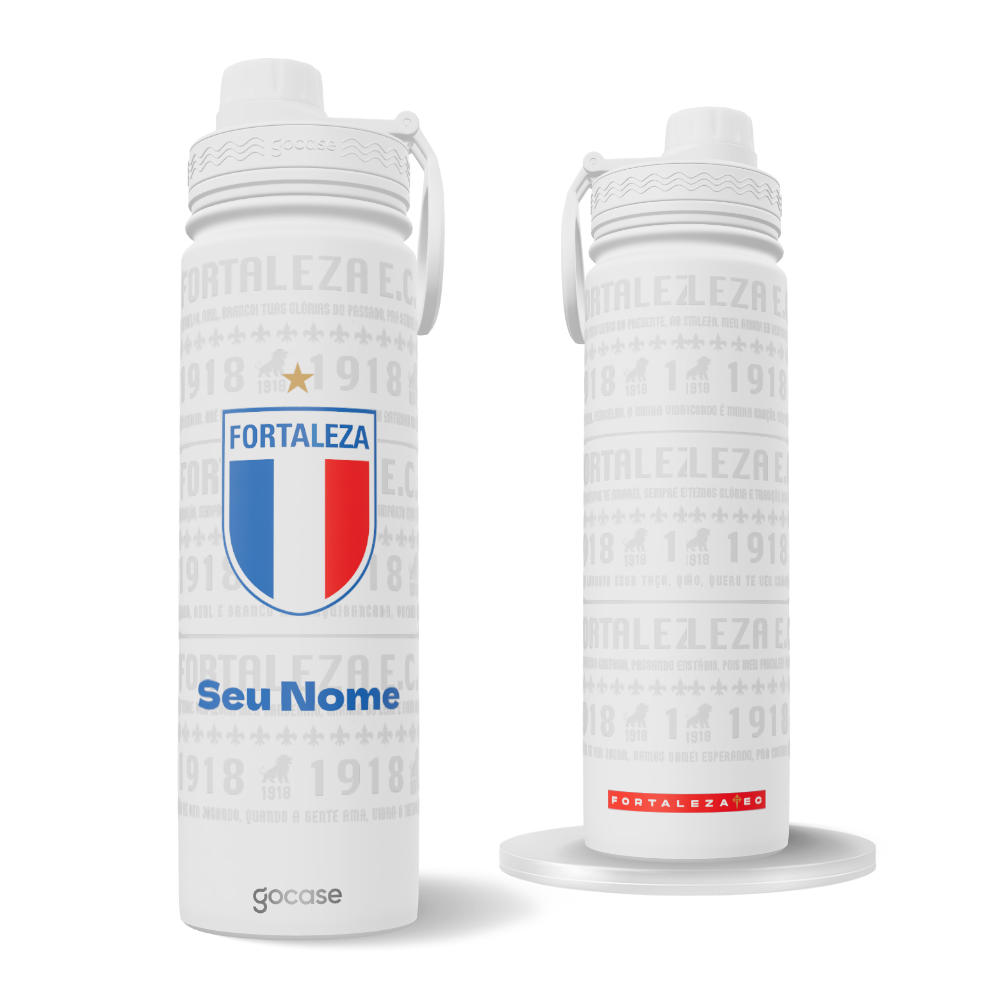 Garrafa Térmica Fresh + Ebook - Fortaleza - Tons Personalizado