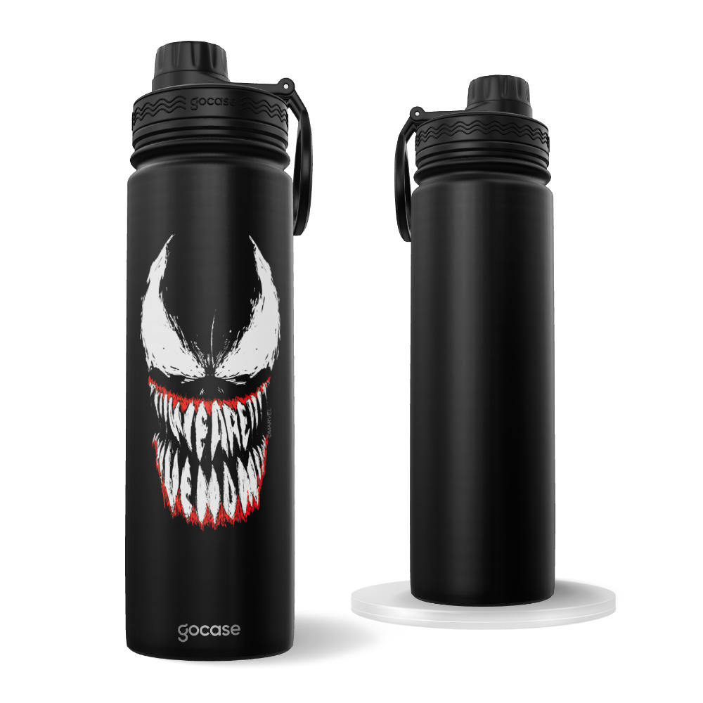 Garrafa Térmica Fresh + Ebook - Marvel - Venom