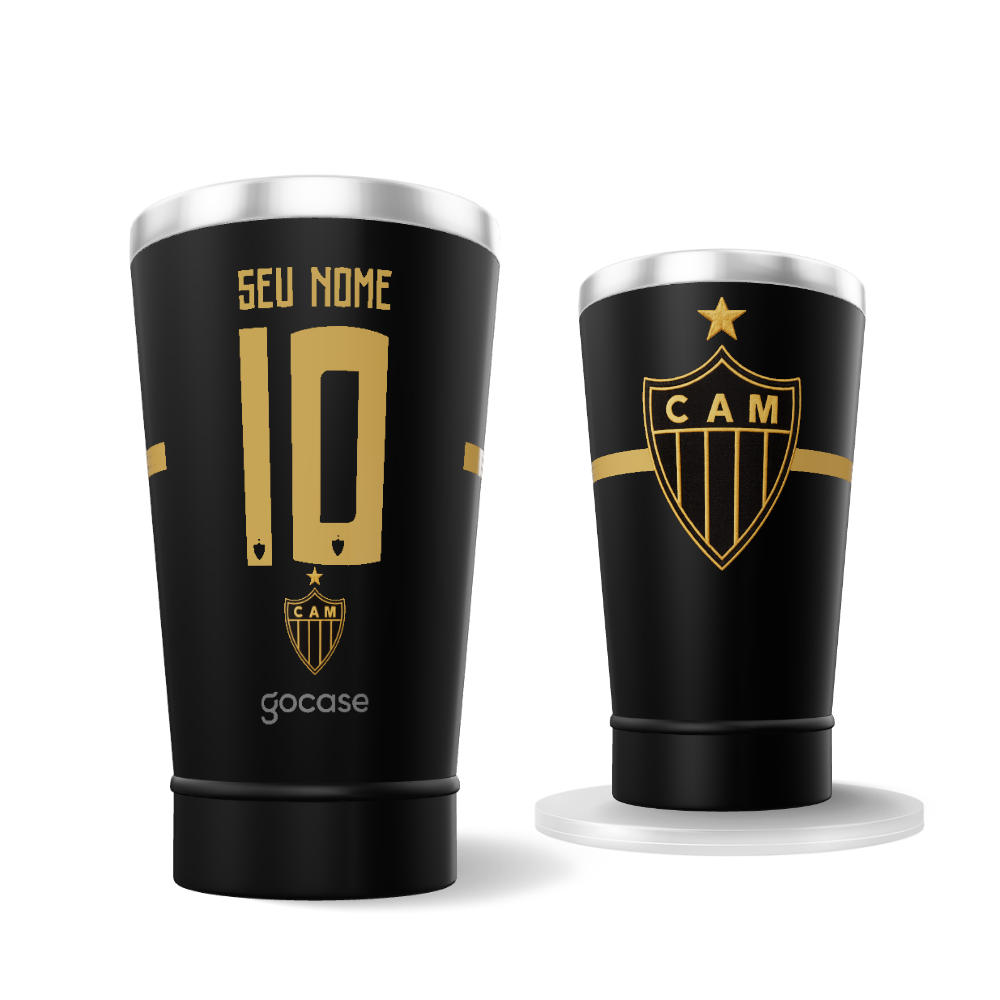 Copo Térmico Cerveja -  Atlético-MG - Uniforme 3 2025 P