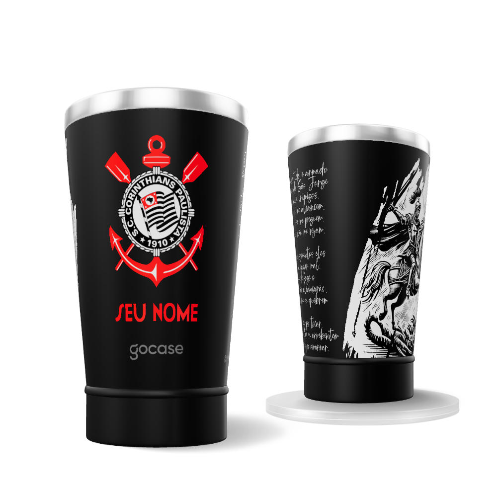 Copo Térmico Cerveja - Corinthians - São Jorge