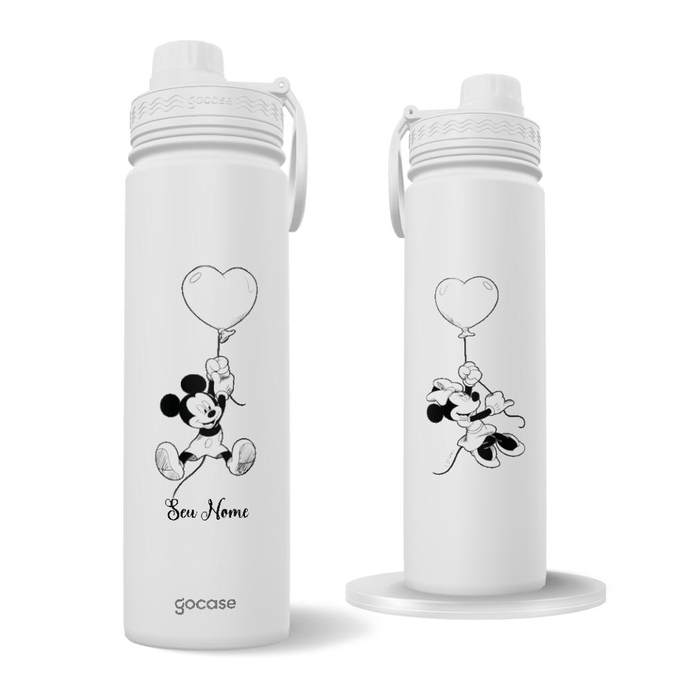 Garrafa Térmica Fresh + Ebook - Mickey & Minnie Balloon