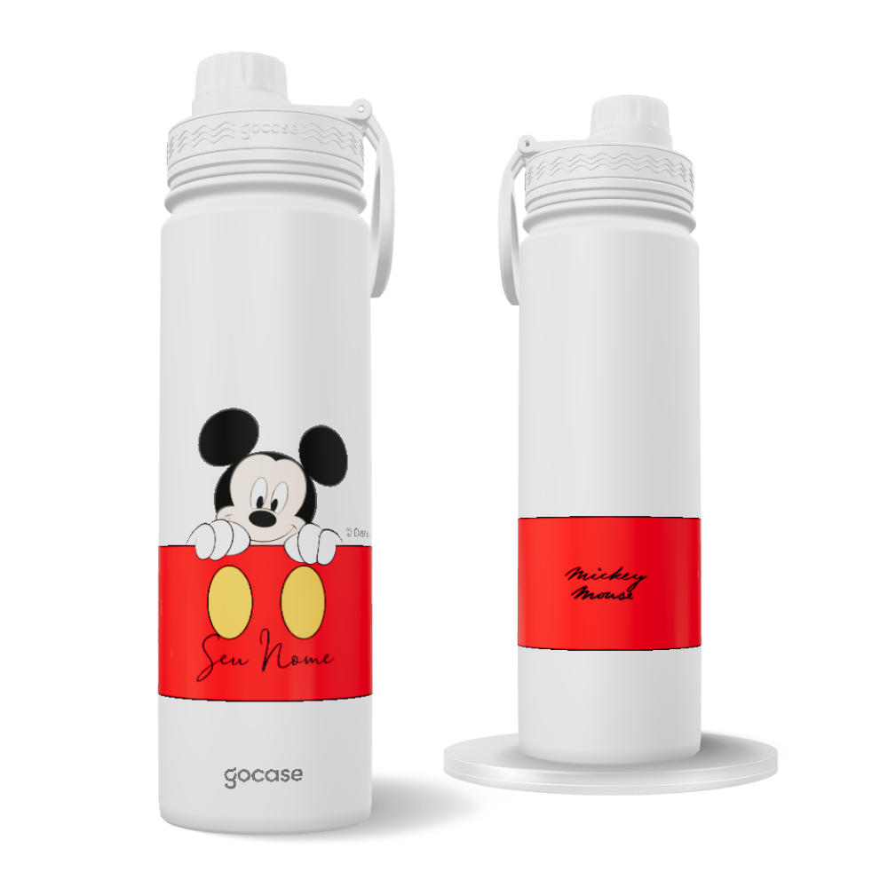 Garrafa Térmica Fresh + Ebook - Mickey Bolsinho
