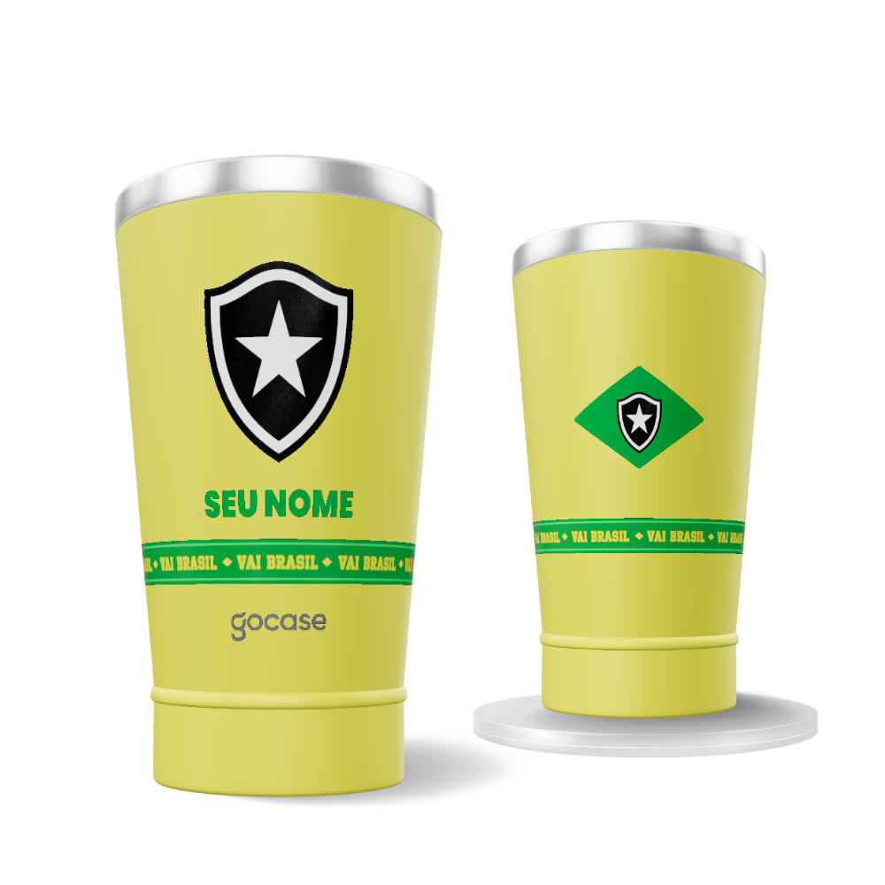 Copo Térmico Cerveja - Botafogo - Brasil Core