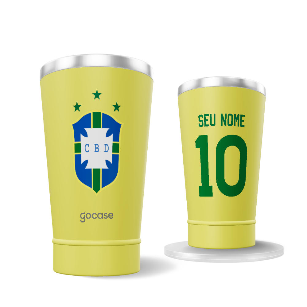 Copo Térmico Cerveja - CBF - Uniforme 1970