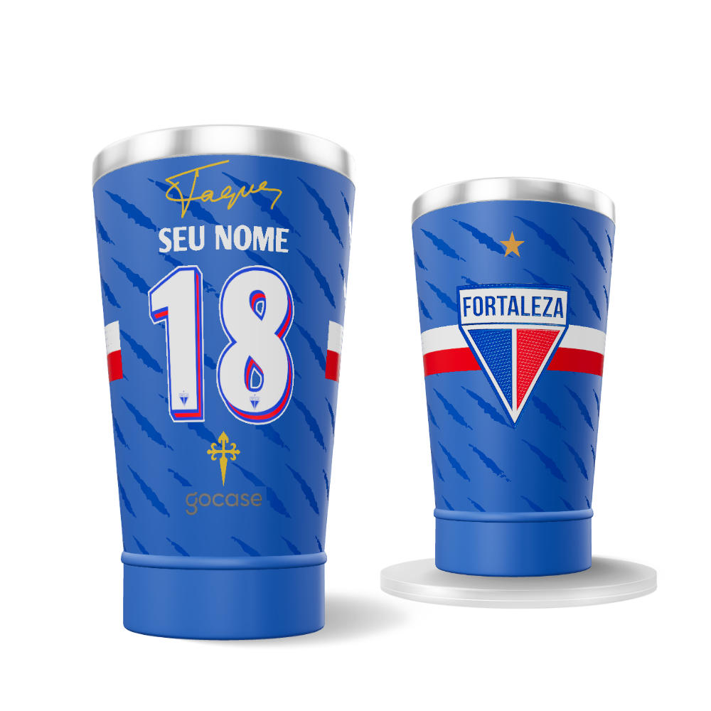 Copo Térmico Cerveja - Fortaleza - Uniforme 1 Copa do Nordeste 2025 P