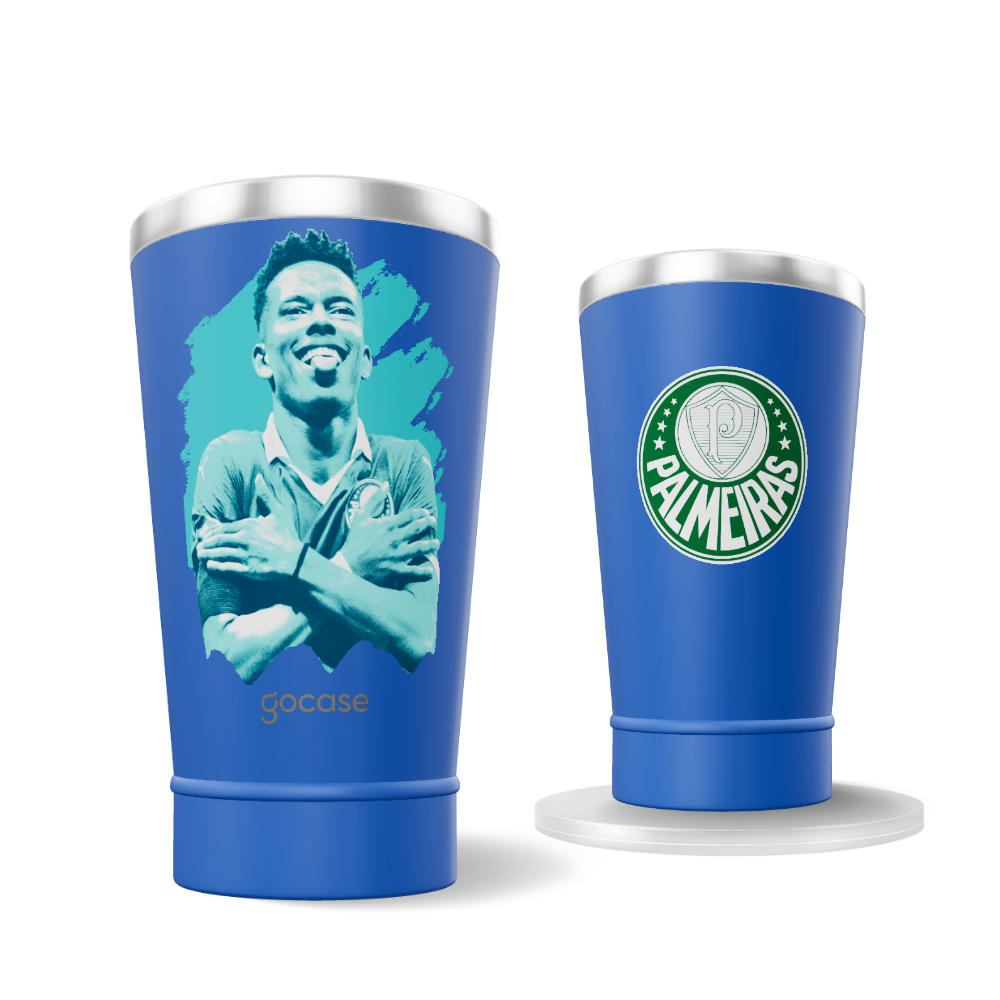Copo Térmico Cerveja - Palmeiras - Estevão Gelado