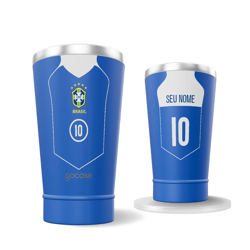 Copo Térmico Cerveja - CBF - Uniforme 2004