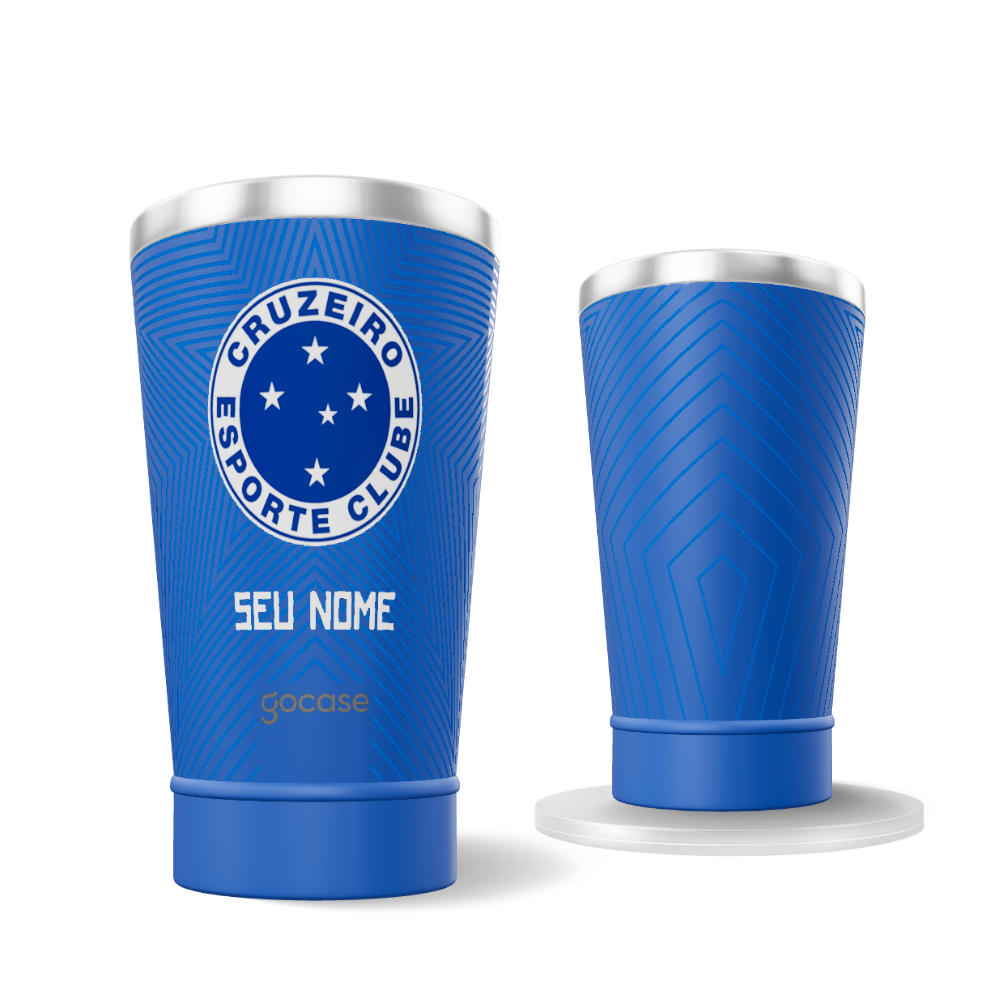 Copo Térmico Cerveja - Cruzeiro - Uniforme 1 2025