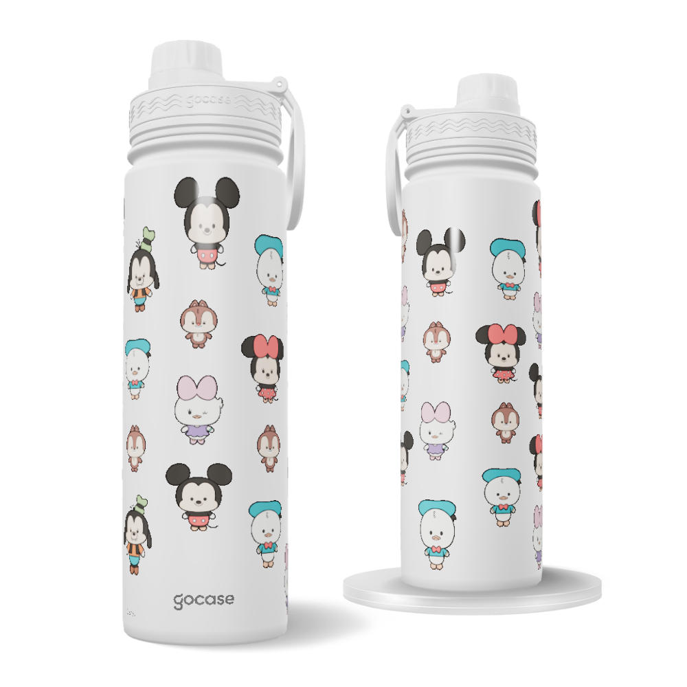 Garrafa Térmica Fresh + Ebook - Turma do Mickey Cute