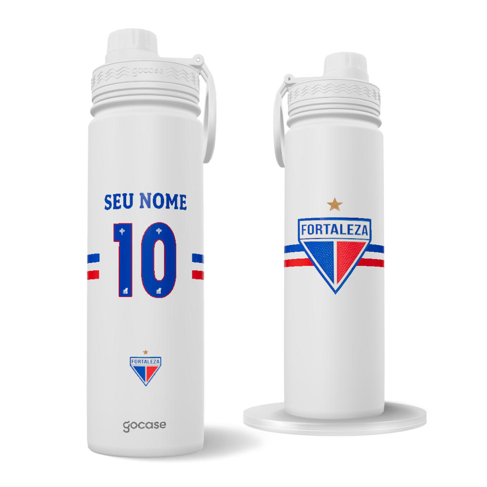 Garrafa Térmica Fresh + Ebook - Fortaleza Uniforme Glória 2024 Personalizado