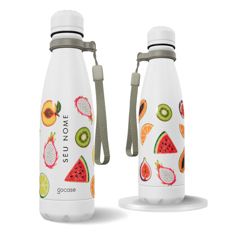 Garrafa Térmica Urban + Ebook - Frutas Cristalizadas