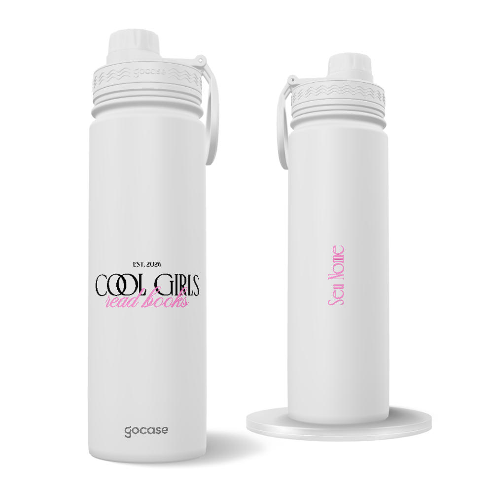 Garrafa Térmica Fresh + Ebook - Cool Girls Read Books