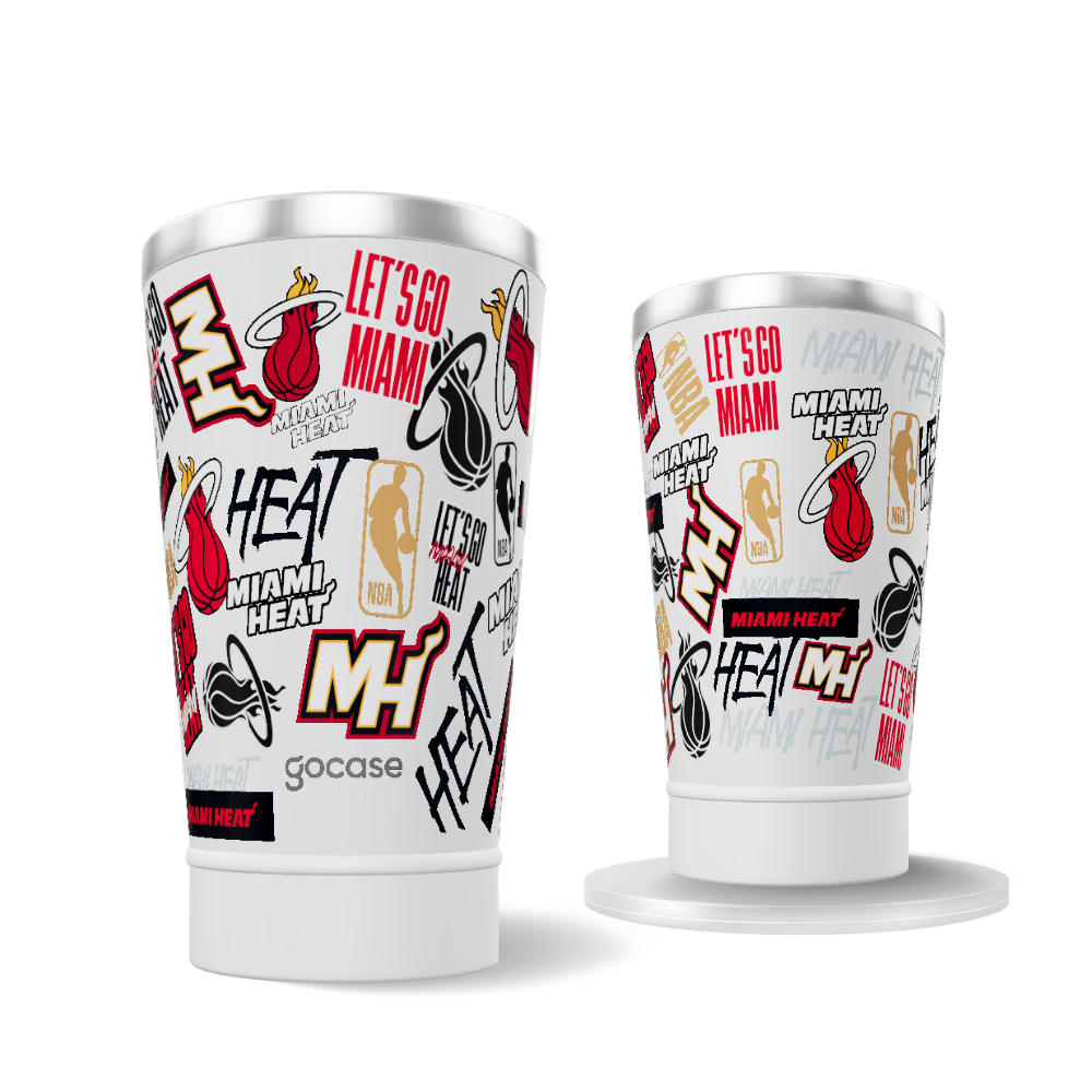 Copo Térmico - Miami Heat - Colagem