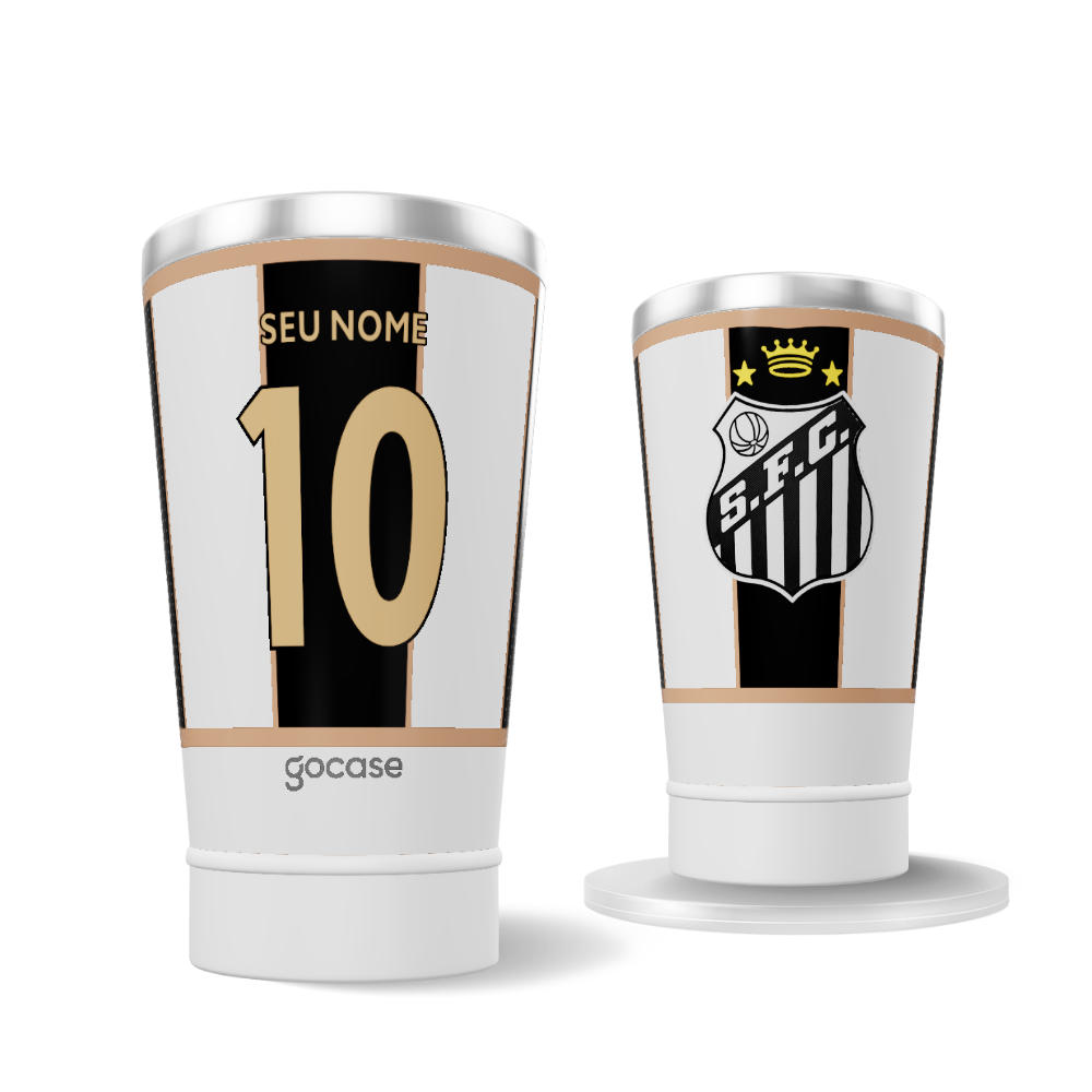 Copo Térmico Cerveja - Santos - Costas 2024 Personalizado