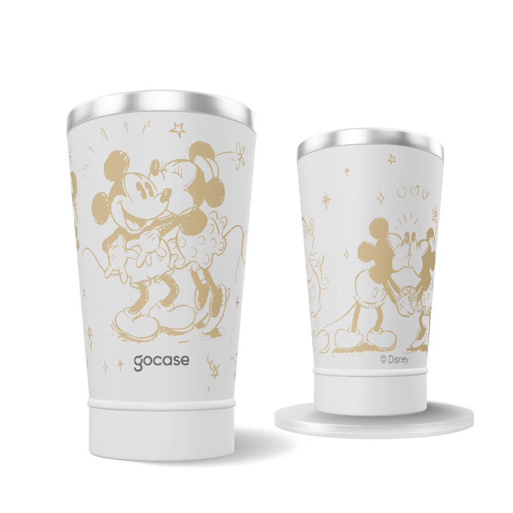 Copo Térmico - Mickey and Minnie Sketch