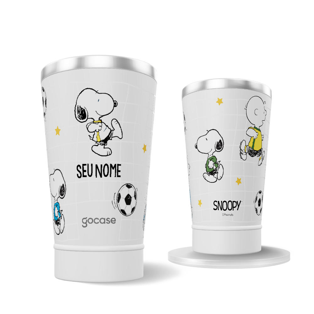 Copo Térmico - Snoopy - Bola na Rede