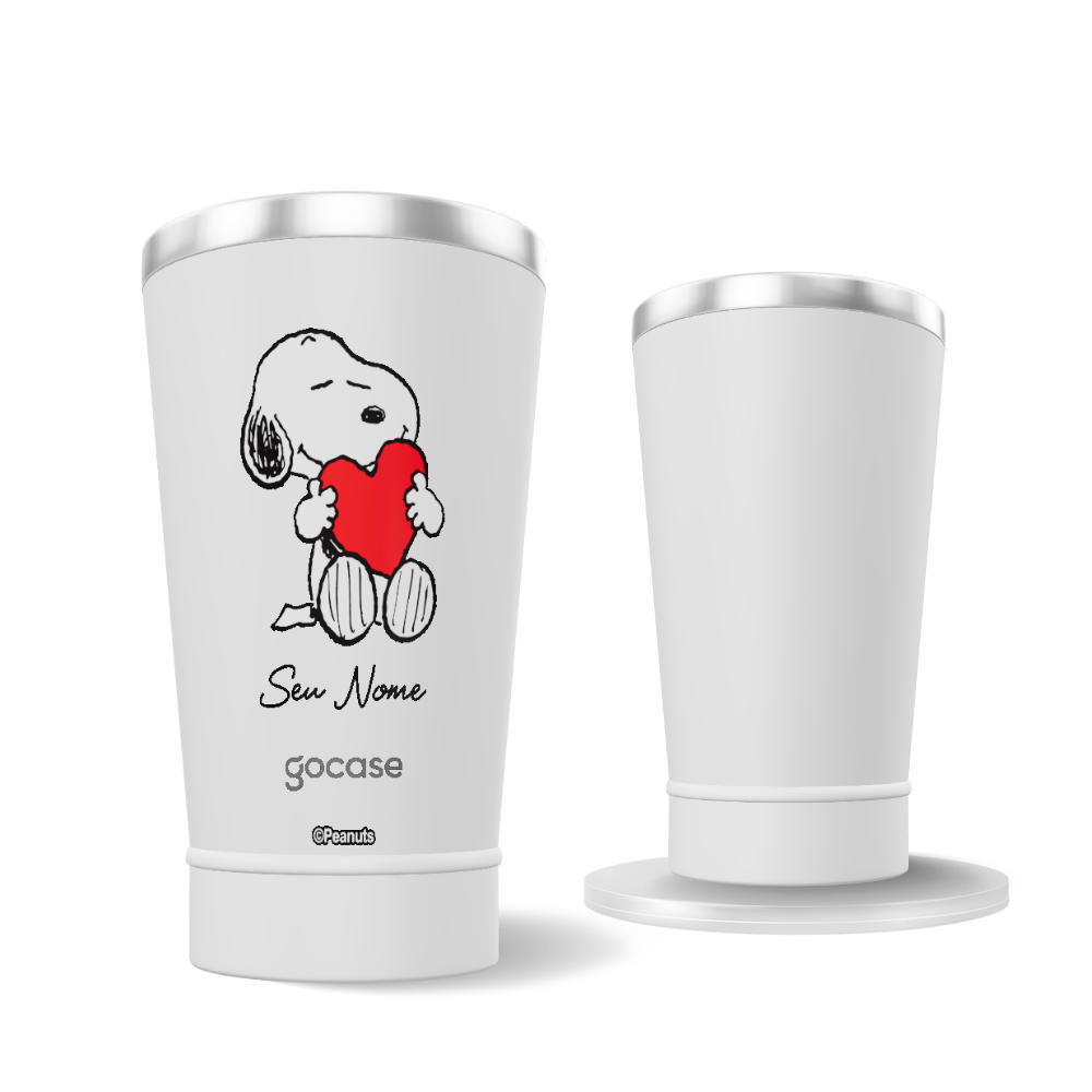 Copo Térmico - Snoopy - Heart