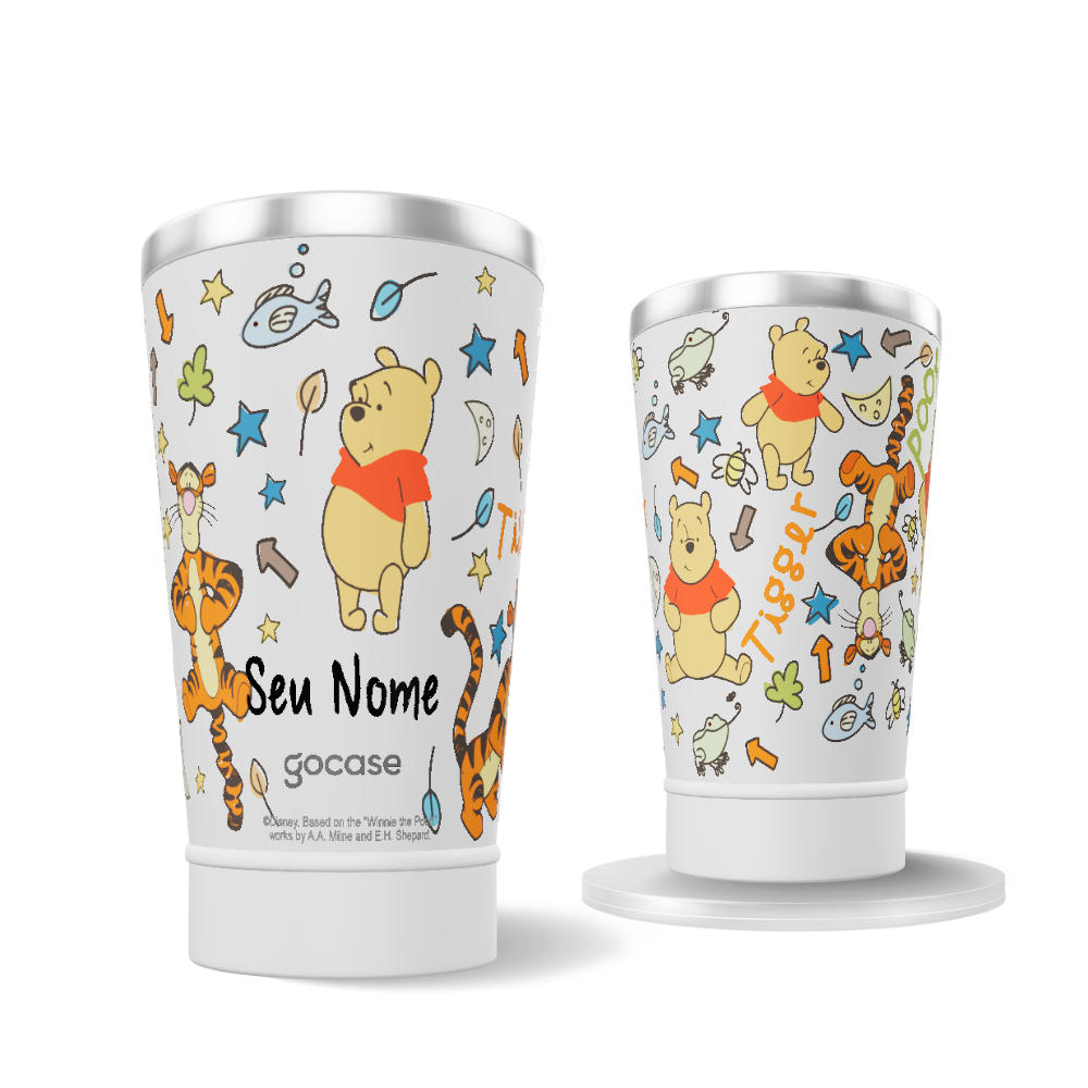 Copo Térmico - Turma do Pooh Desenhos
