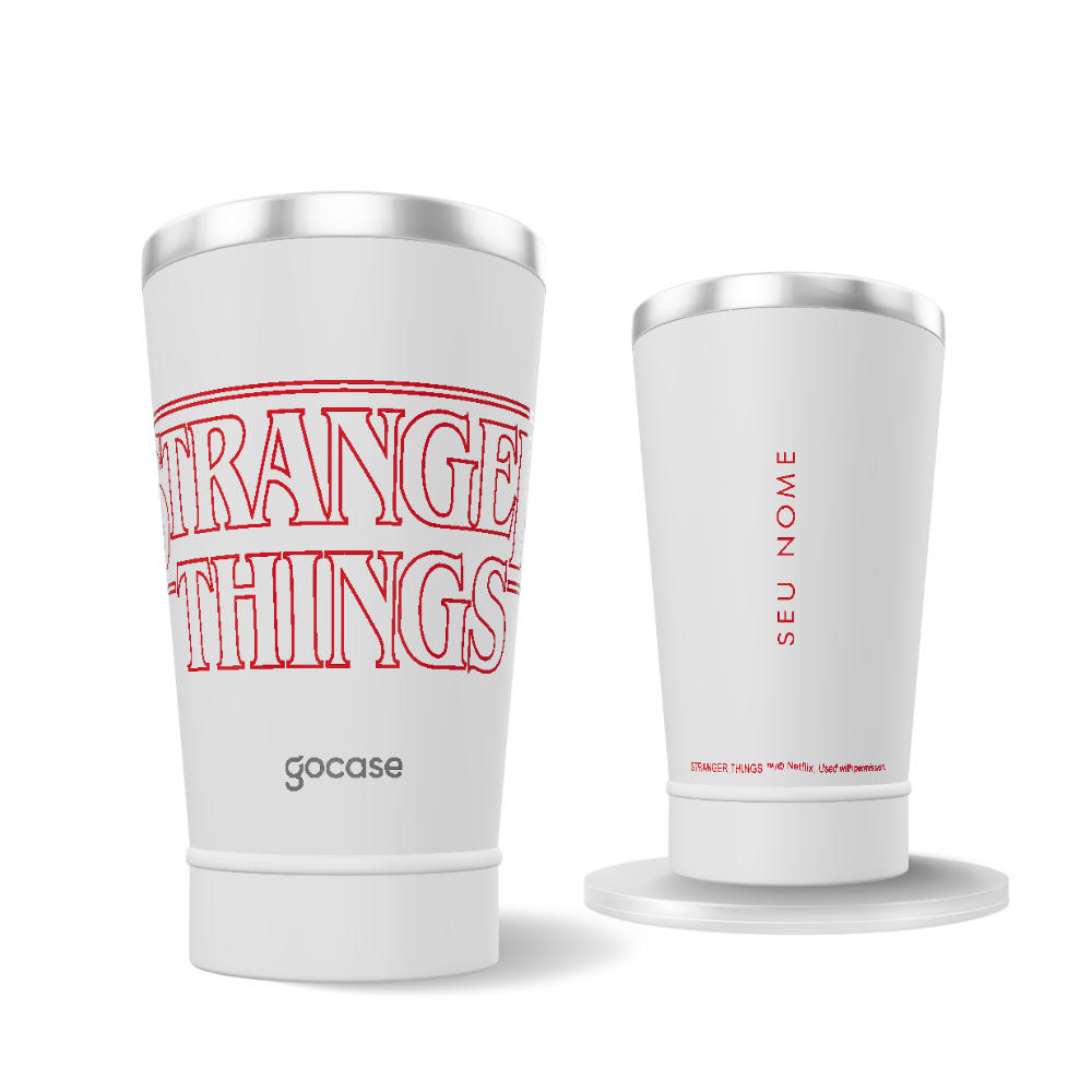Copo Térmico - Stranger Things - Logo