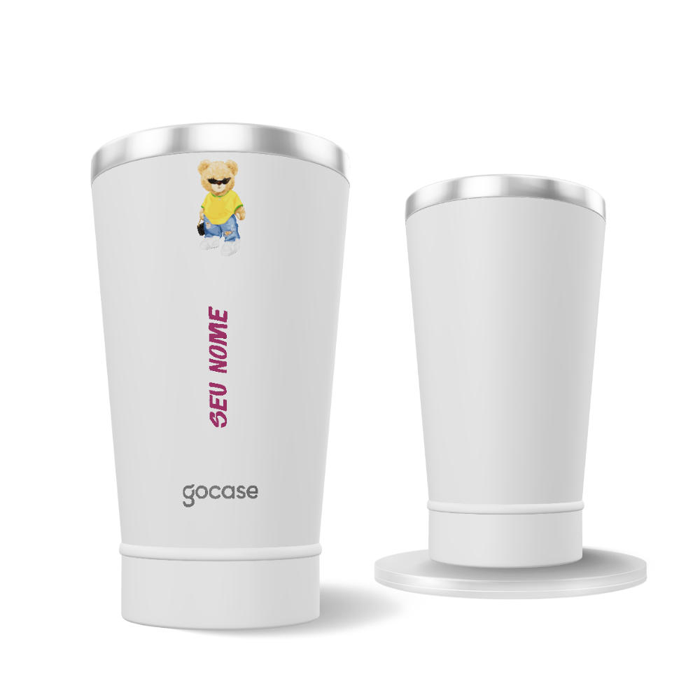 Copo Térmico - Minimal Ursinhas Girly Street Brasil