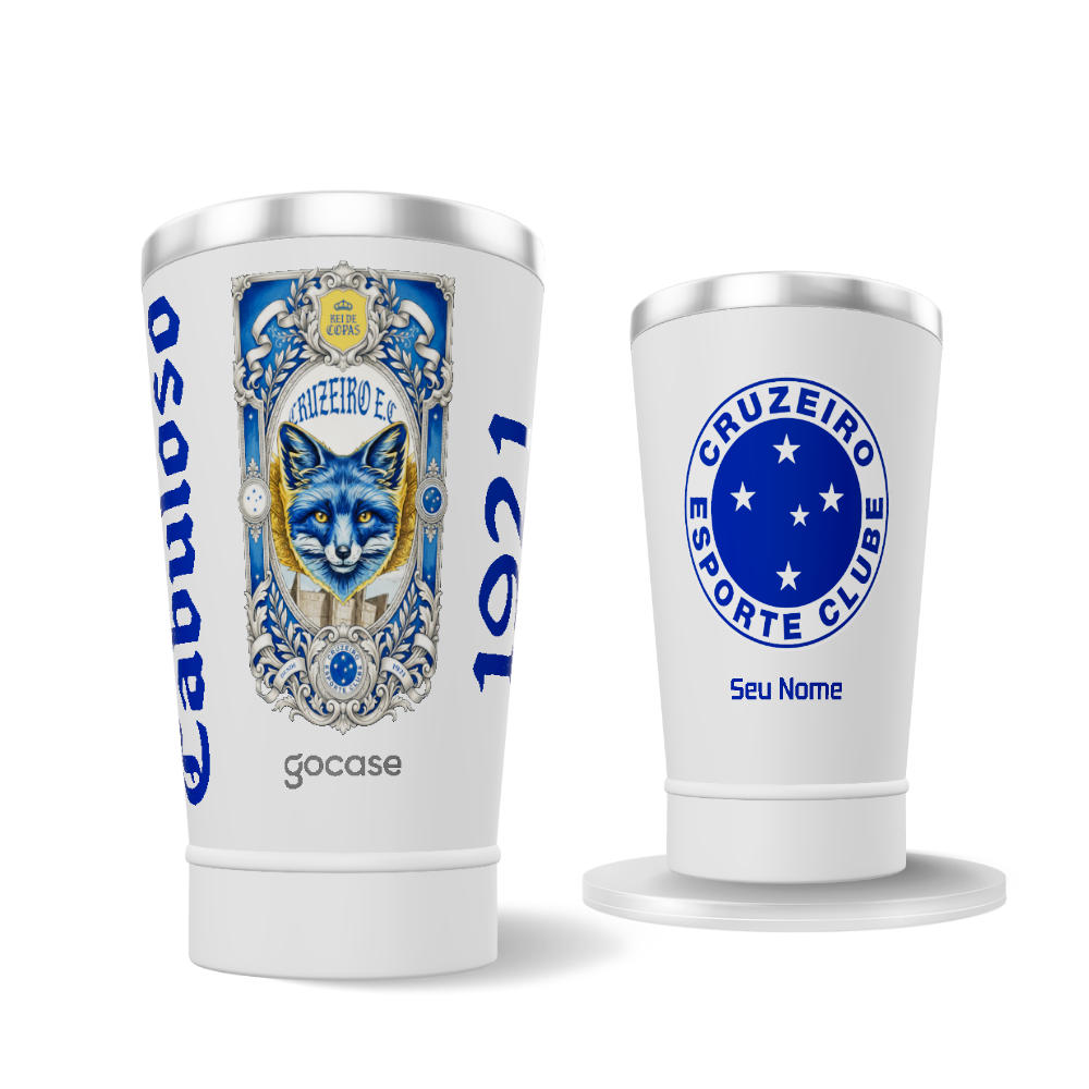 Copo Térmico Cerveja - Cruzeiro - Vintage Classic