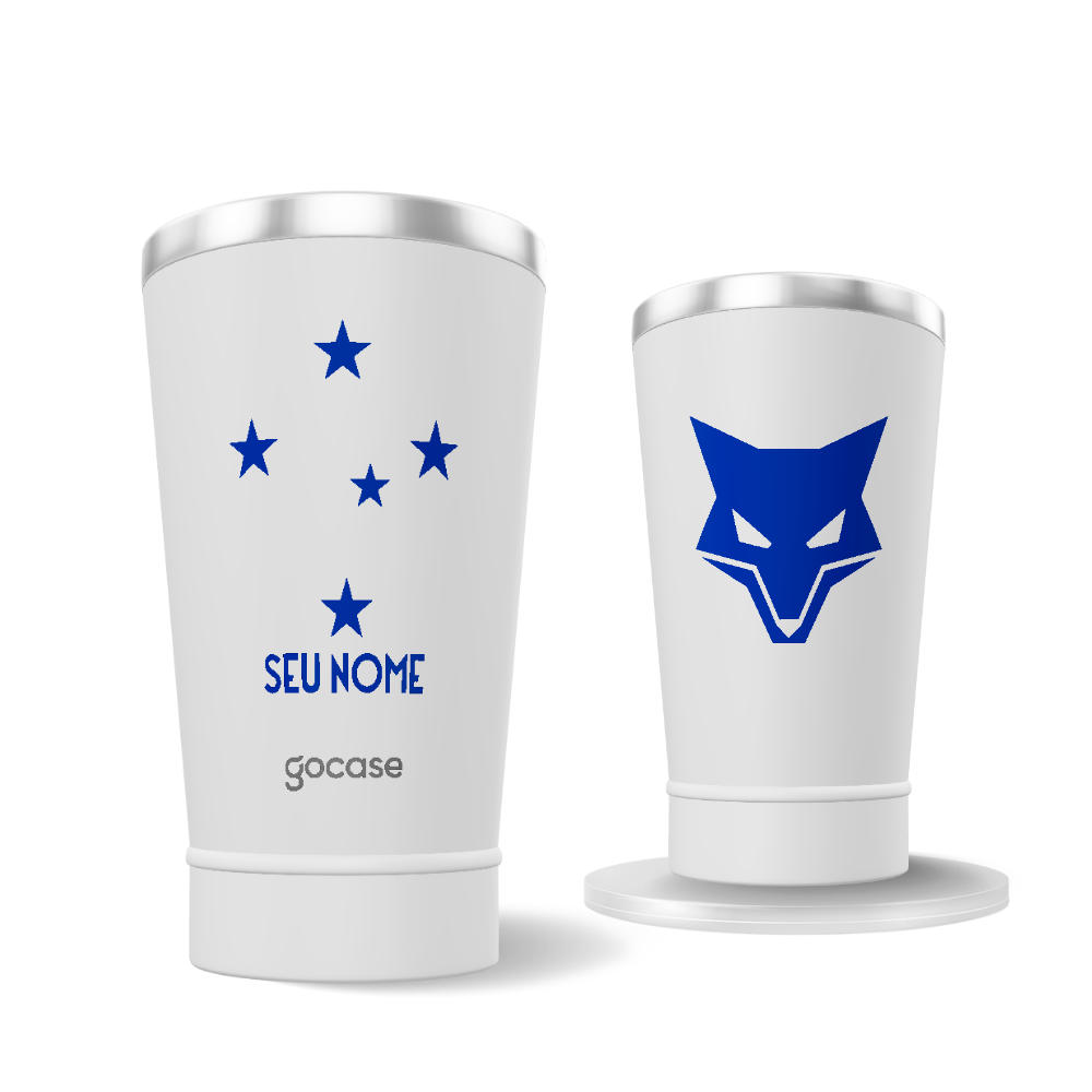 Copo Térmico Cerveja - Cruzeiro - Uniforme 1 2024
