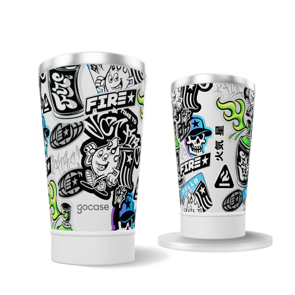 Copo Térmico Cerveja - Botafogo - FIRESTAR - Fire Stickers