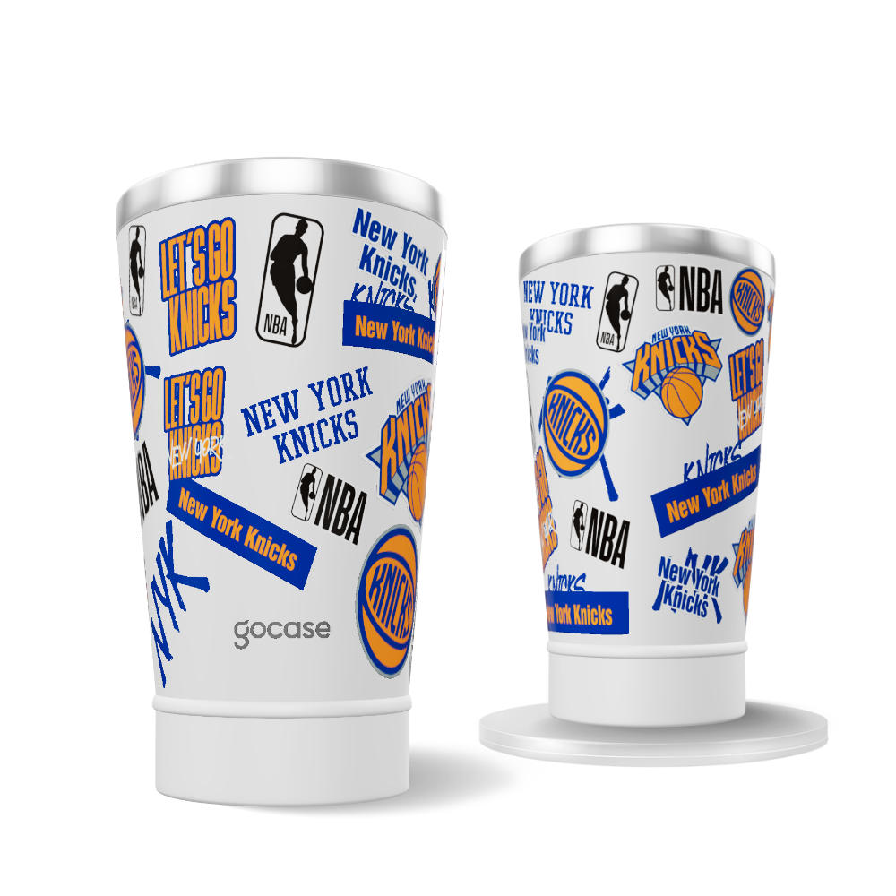 Copo Térmico + Ebook - New York Knicks - Colagem