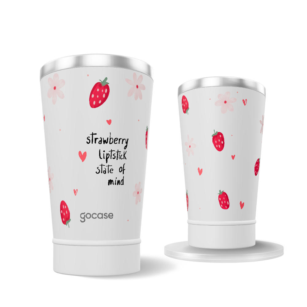 Copo Térmico - Strawberry Lipstick