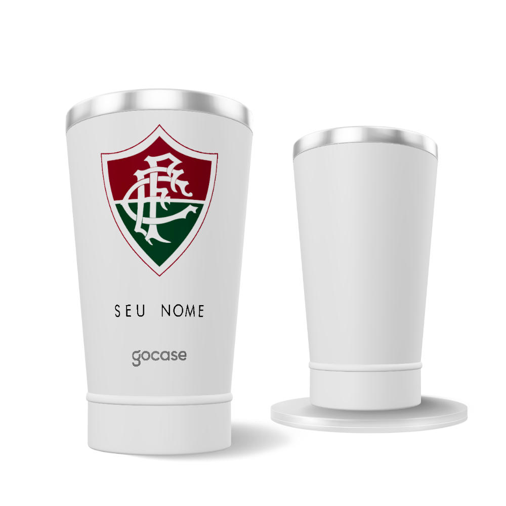 Copo Térmico Cerveja + Ebook - Fluminense - Escudo