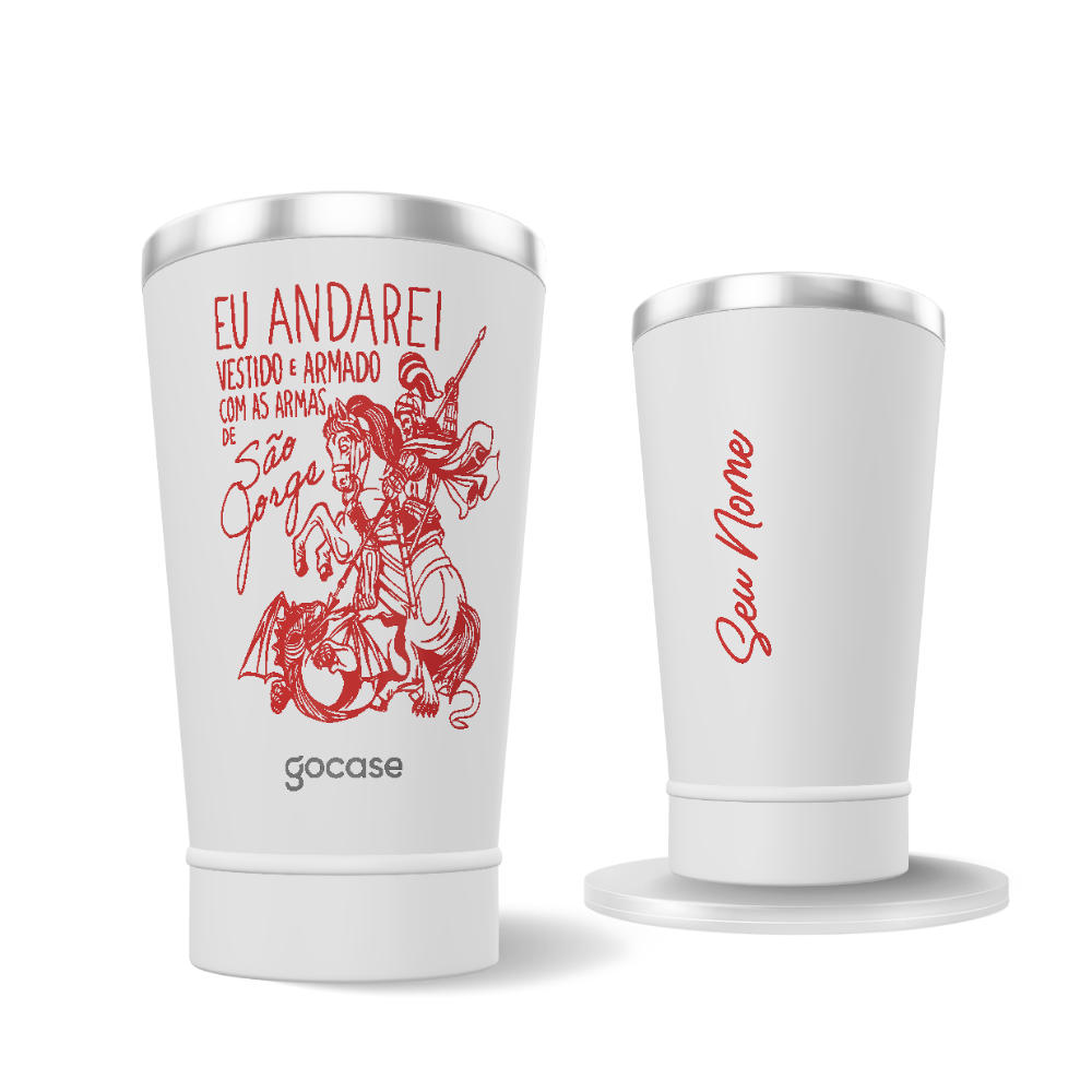 Copo Térmico Cerveja - São Jorge Lettering