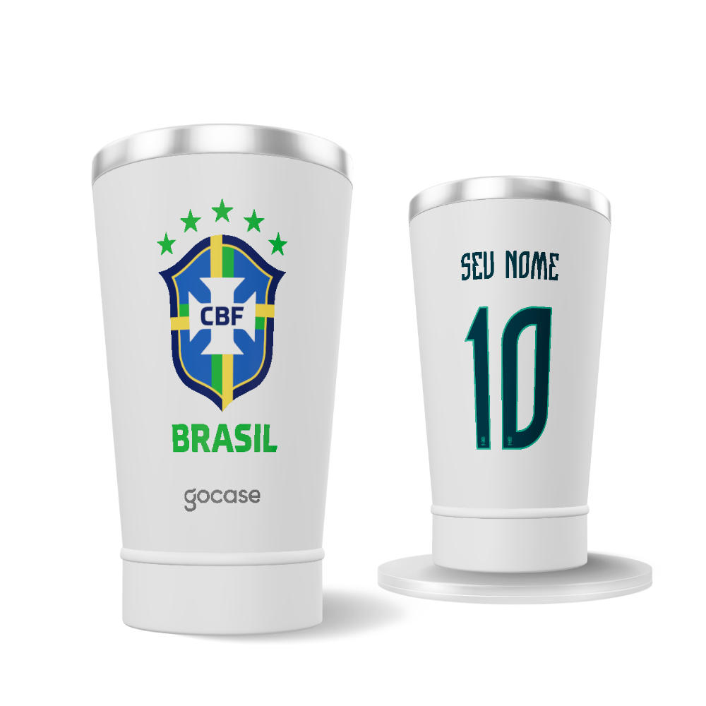 Copo Térmico Cerveja - CBF - Uniforme Casual Personalizado