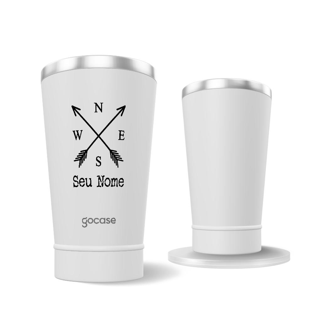Copo Térmico + Ebook - Bussola Minimalista
