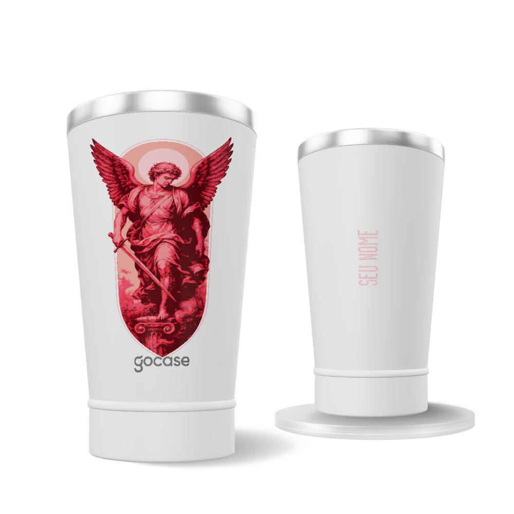 Copo Térmico - São Miguel Escudo Renascentista Vermelho