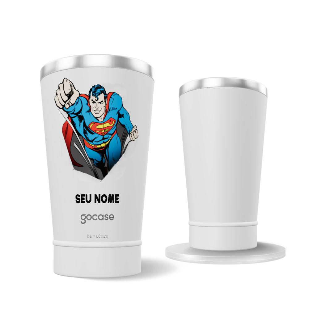 Copo Térmico + Ebook - Superman - Herói em Ação