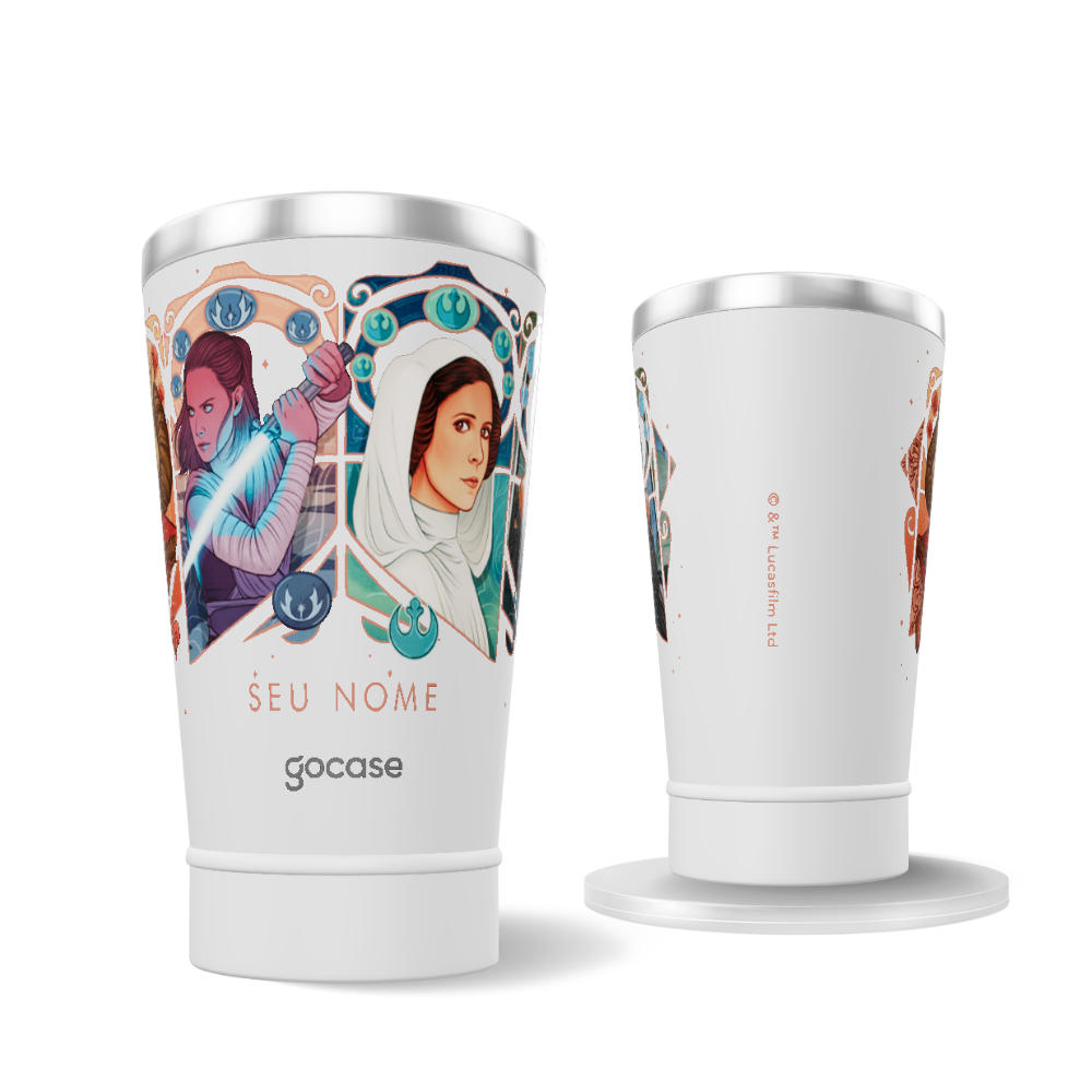 Copo Térmico - Star Wars - Paleta Woman Characters
