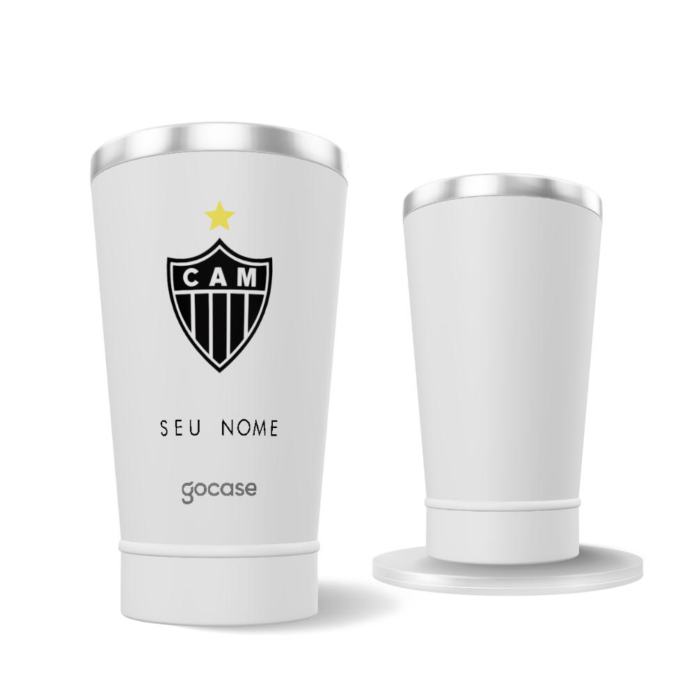 Copo Térmico Cerveja + Ebook - Atlético Mineiro - Escudo