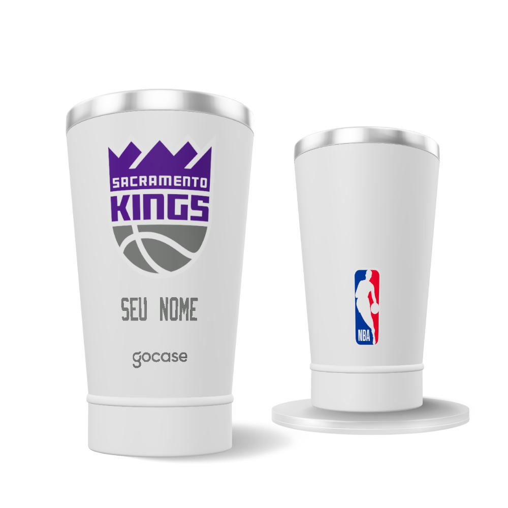 Copo Térmico + Ebook - Sacramento Kings - Logo Copo Térmico + Ebook - Sacramento Kings - Logo