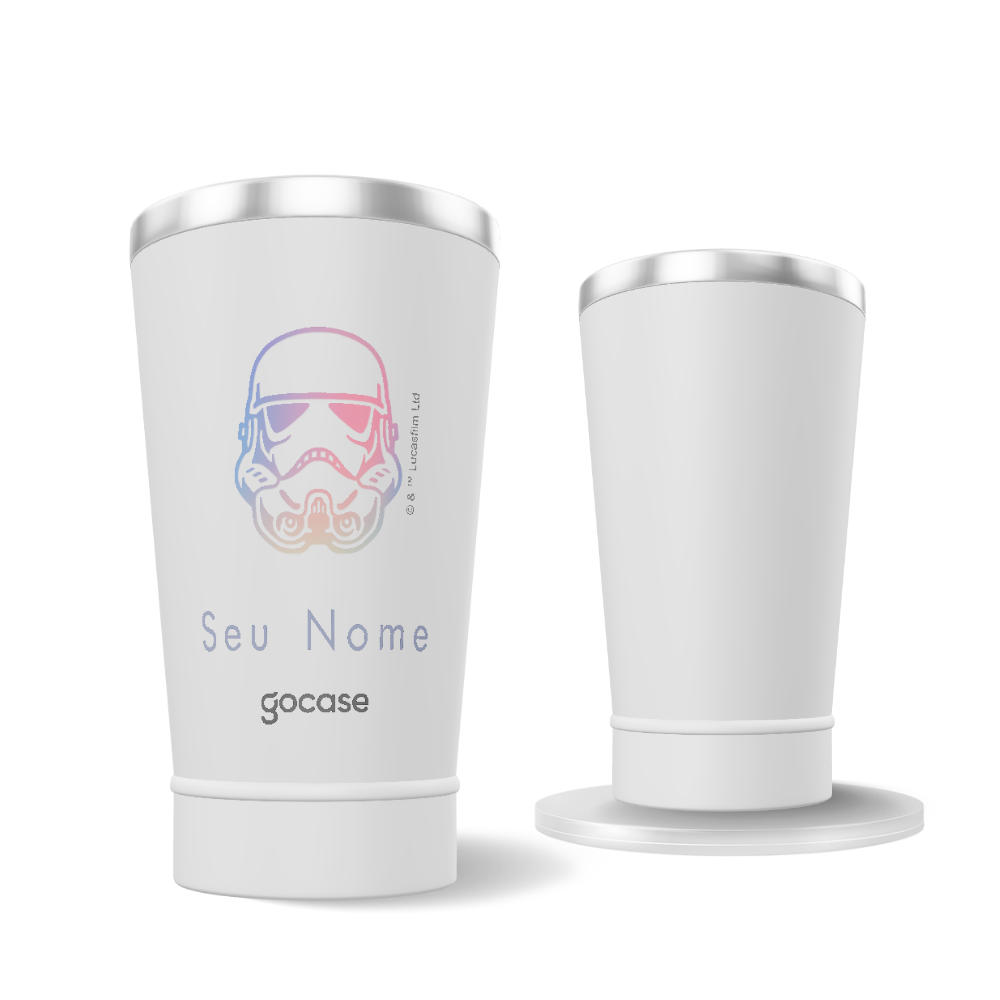 Copo Térmico + Ebook - Capacete Stormtroopers