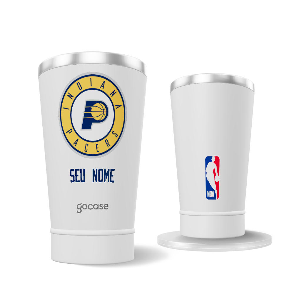 Copo Térmico + Ebook - Indiana Pacers - Logo Copo Térmico + Ebook - Indiana Pacers - Logo