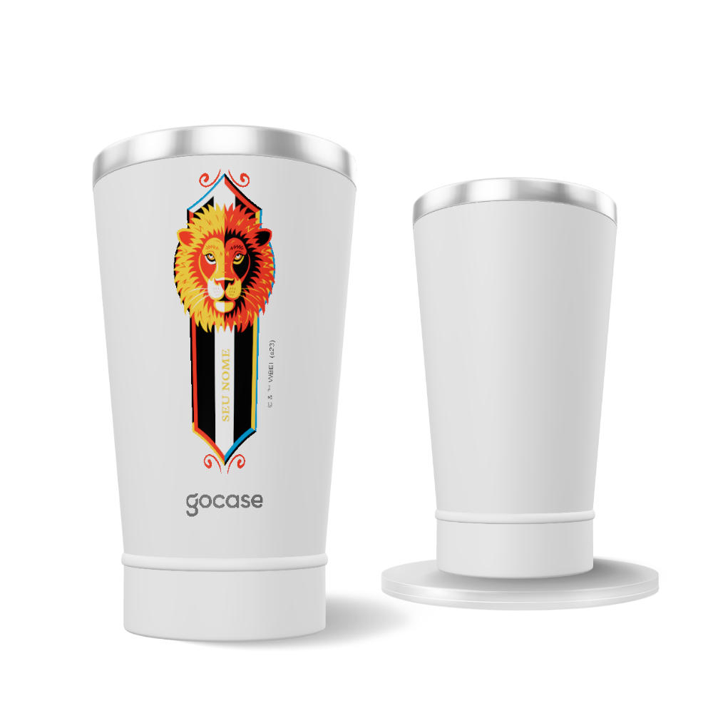 Copo Térmico + Ebook - Escudo Gryffindor