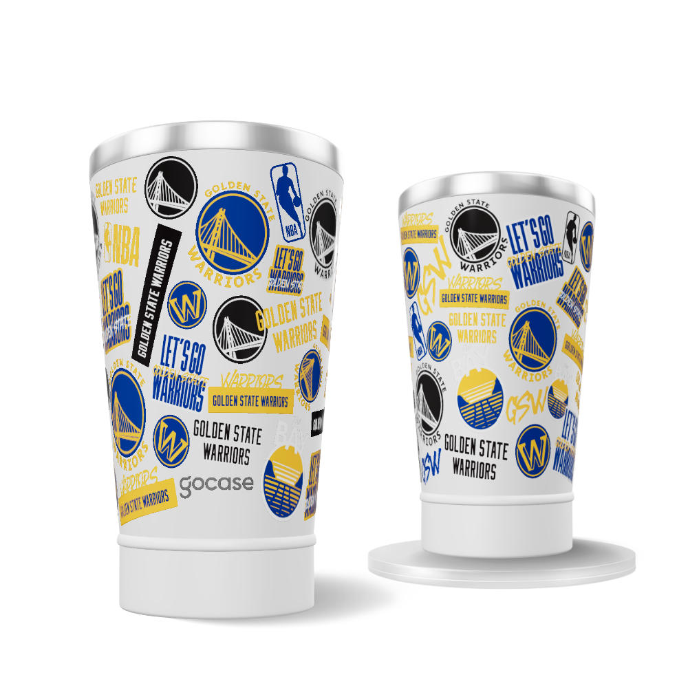 Copo Térmico + Ebook - Golden State Warriors - Colagem