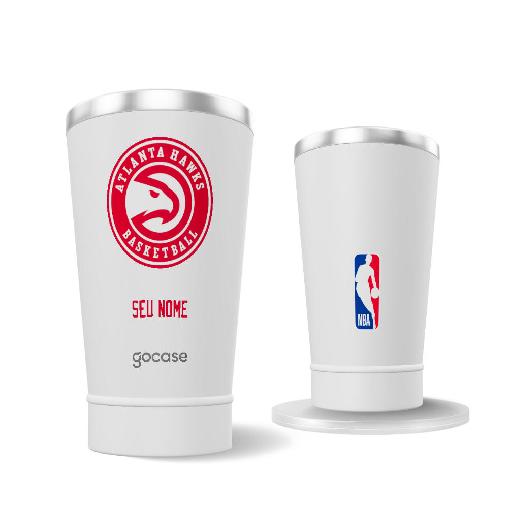 Copo Térmico + Ebook - Atlanta Hawks - Logo