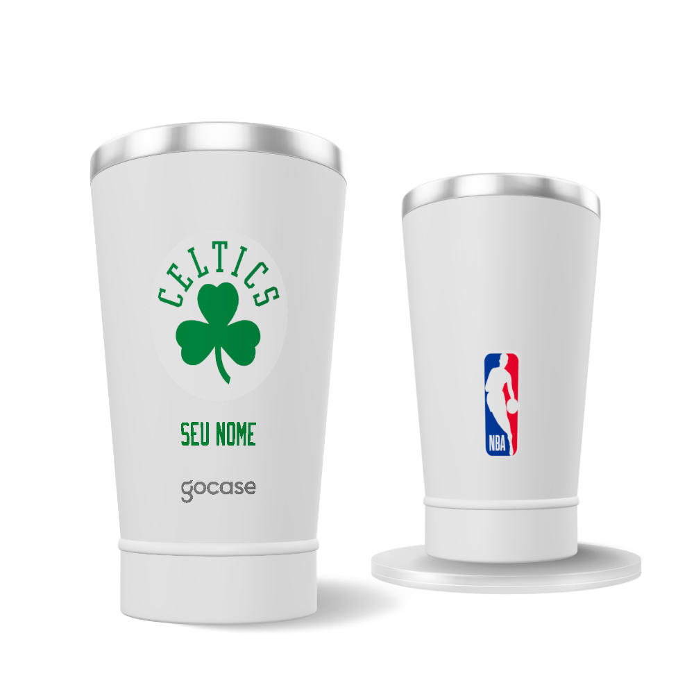 Copo Térmico + Ebook - Boston Celtics - Logo