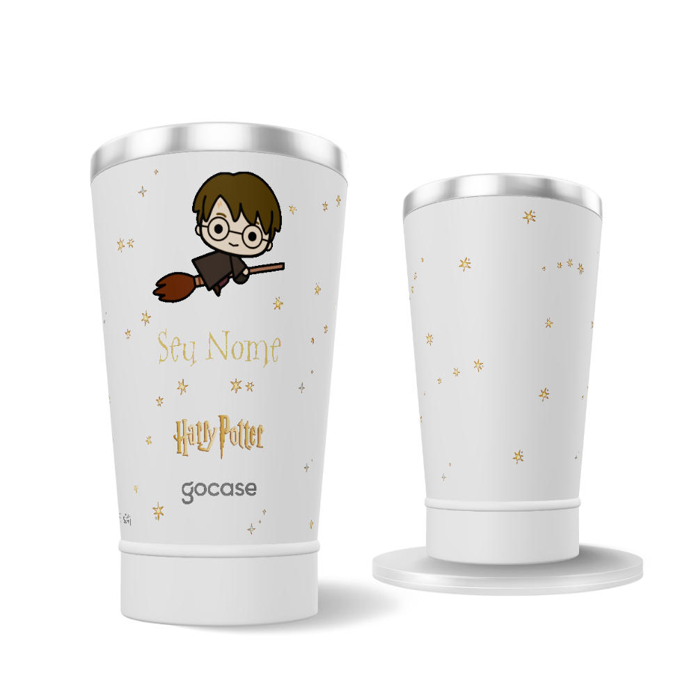 Copo Térmico + Ebook - Harry Potter - Personagem Cute