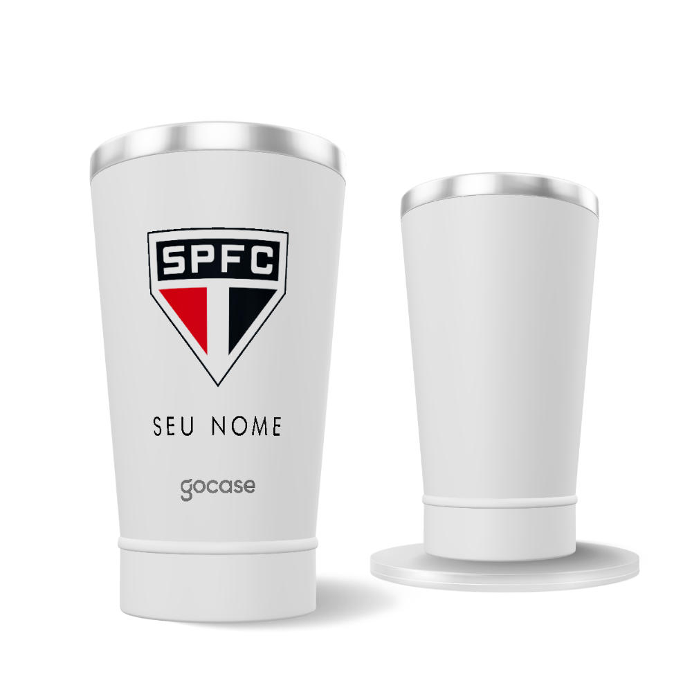 Copo Térmico Cerveja + Ebook - São Paulo - Escudo