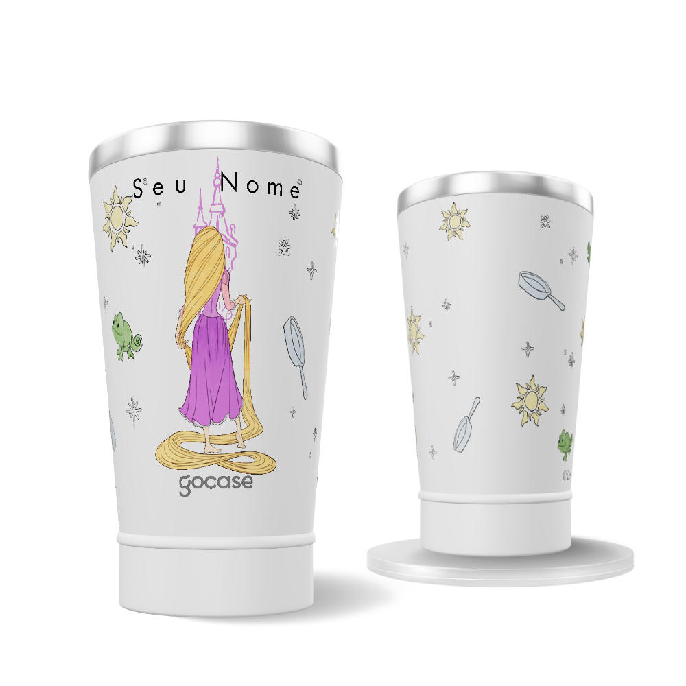 Copo Térmico + Ebook - Princess Castle