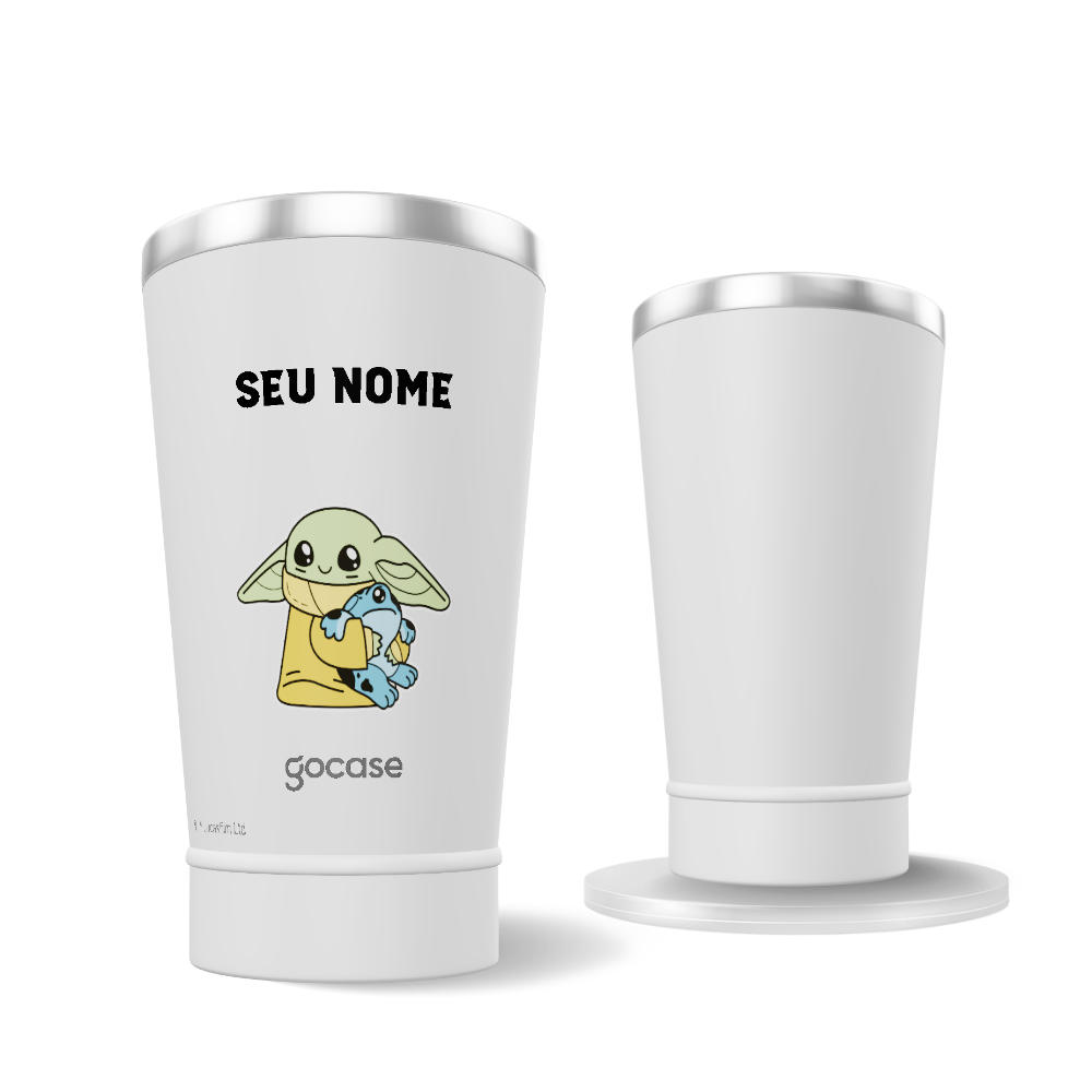 Copo Térmico + Ebook - Baby Yoda